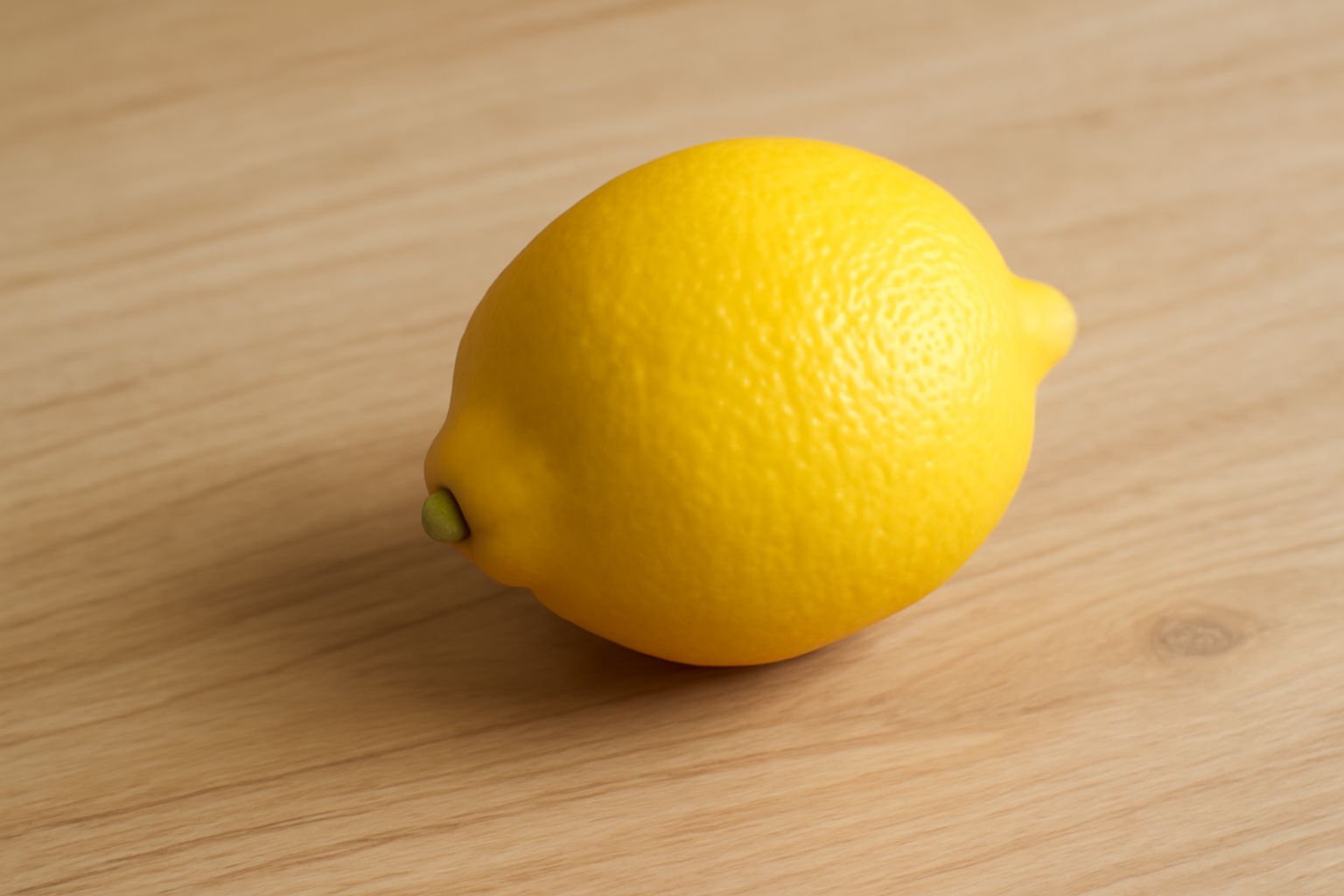 Lemon on Table